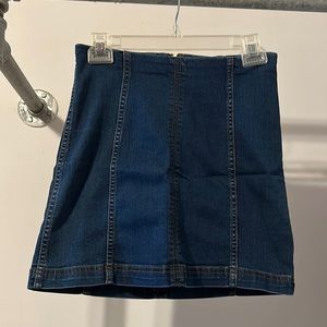 Free People Modern Femme Denim Mini Skirt in Size 6